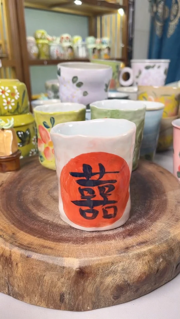 瓷片手绘高温釉下彩陶瓷