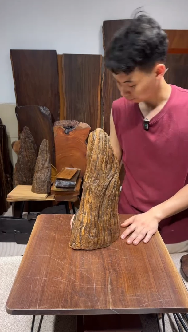 风车木（黑檀木）尺寸40*16*10编号290