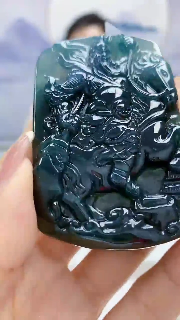 未镶嵌定制翡翠5160ty-毛货挂件138