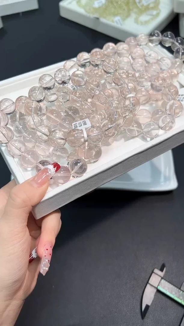 【闪购商品】水晶手串未镶嵌99e多样性发其一/1条15mm默认微瑕