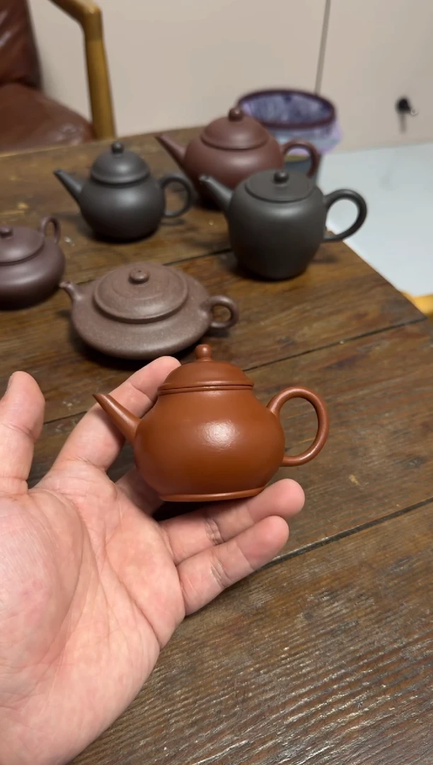 茶壶紫砂三章芭乐壶