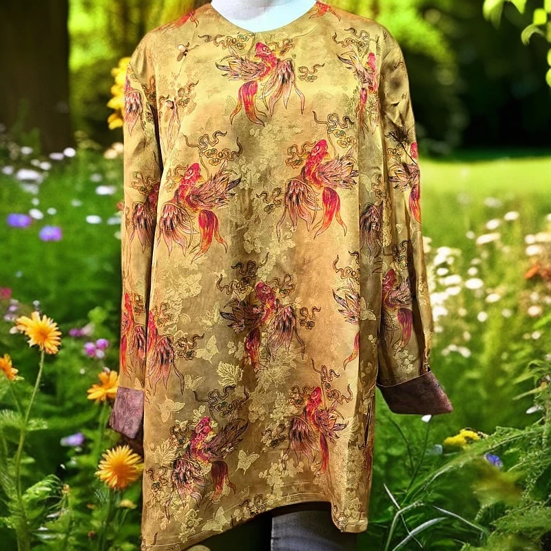 赵掌柜——新中式黄色上衣Y-9367