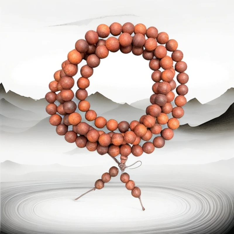 A637越南红土沉香木串10mm