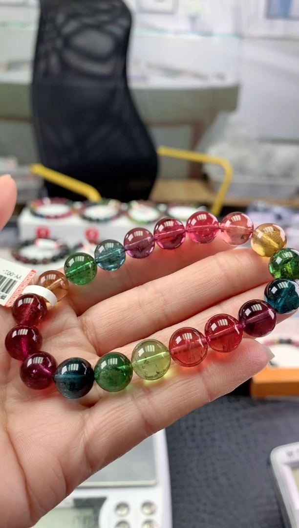 未镶嵌手串碧玺多样性发一条