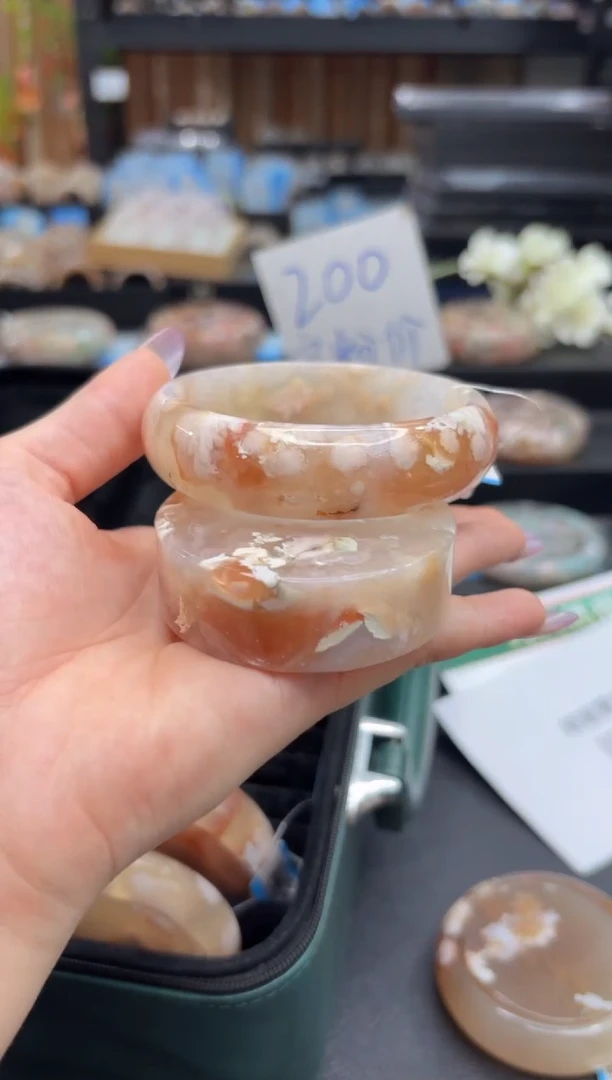 未镶嵌手镯石英质玉A563(60圈赠送镯心)