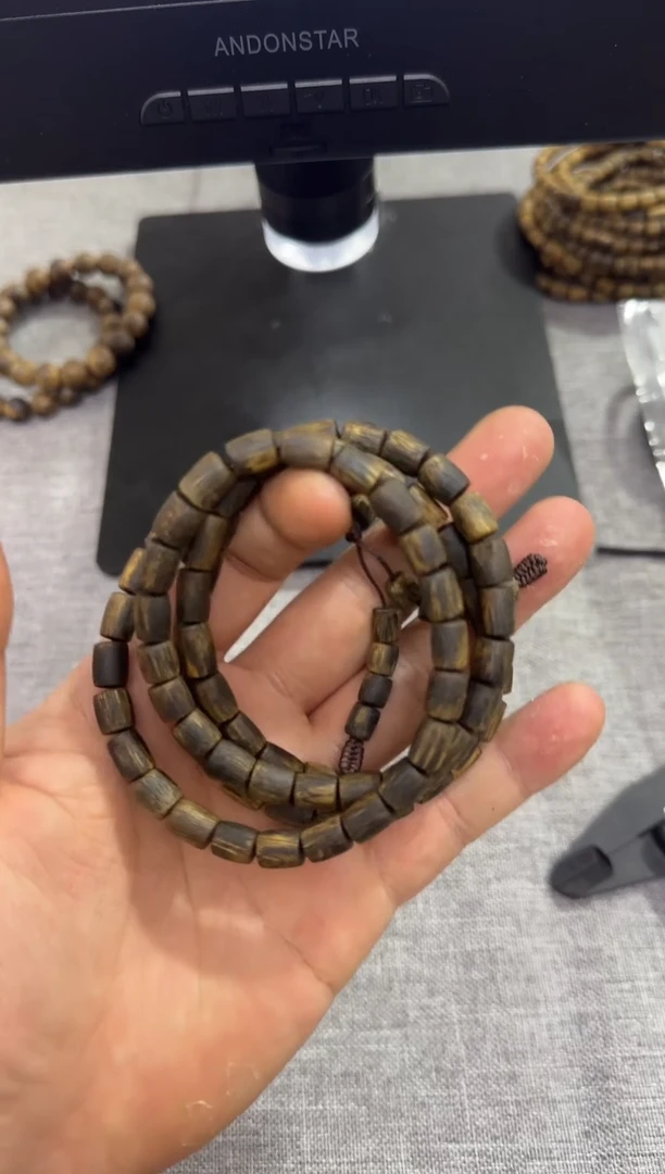 【闪购商品】沉香手串06沉水桶珠多圈27克+ 多样性发其一