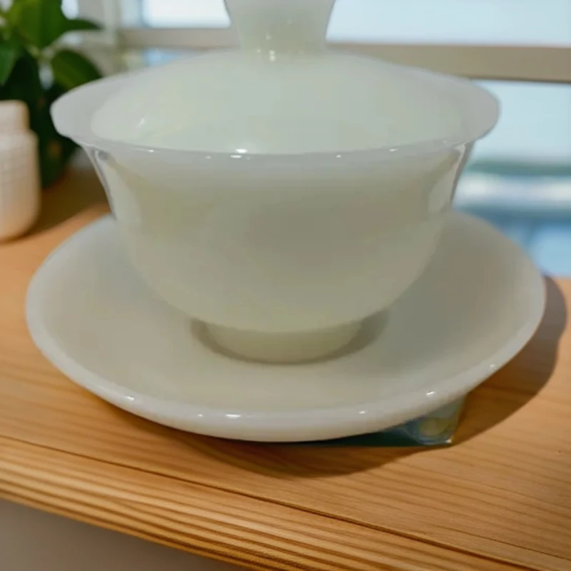 德化县冰玉陶瓷盖碗