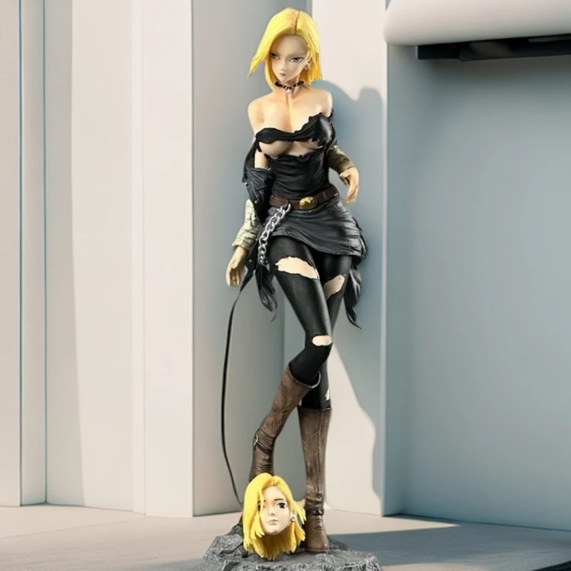 七龙珠超大尺寸18号人造人女性gK手办桌面动漫摆件