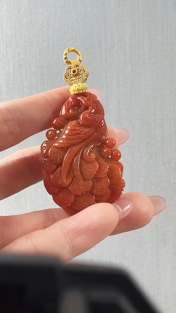 颈饰未镶嵌翡翠凤凰