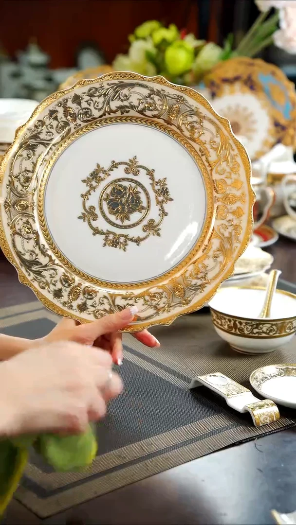 瓷片11英寸平盘  1个