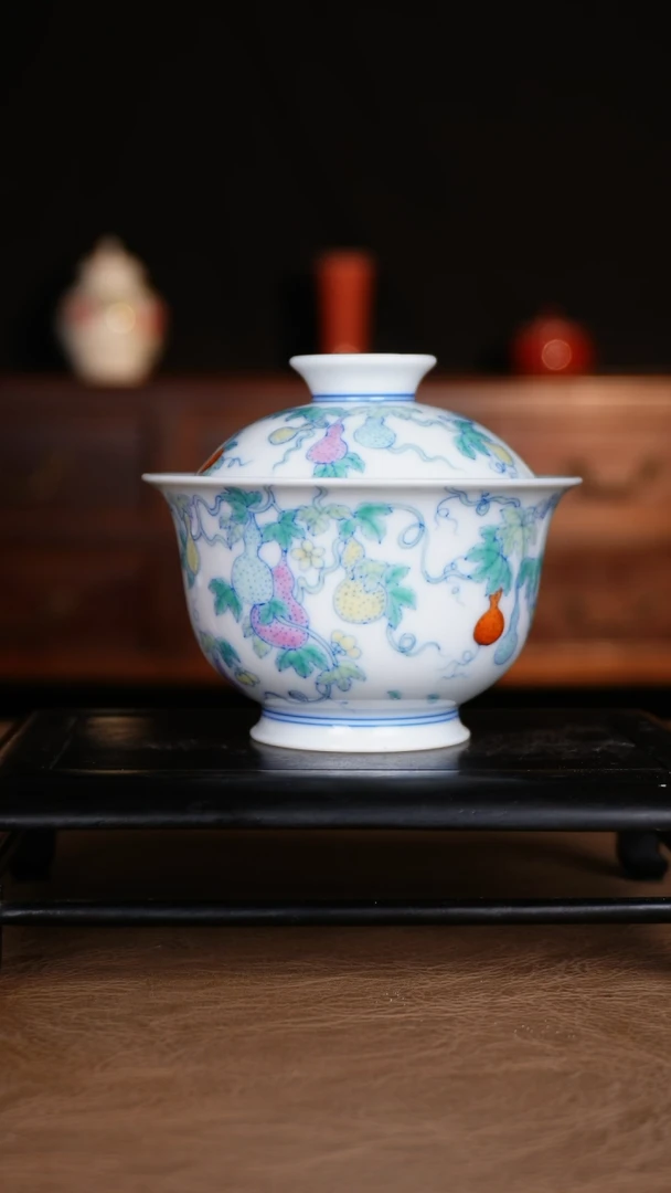 瓶哈*豇豆红景德镇纯手工陶瓷