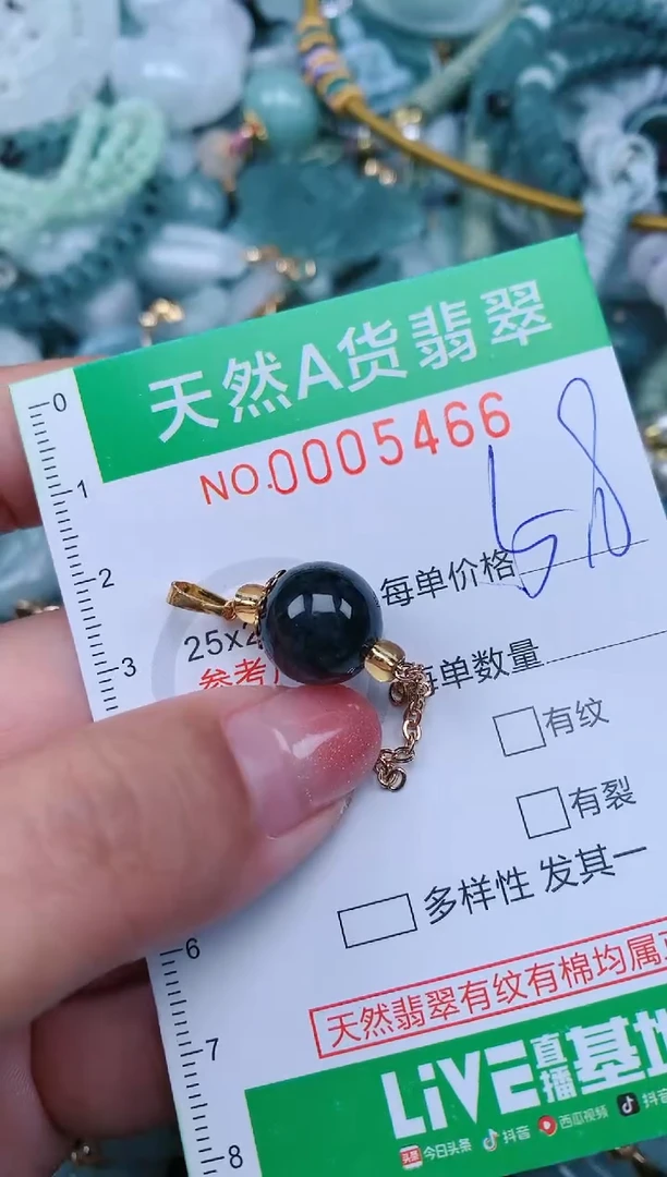 【闪购商品】翡翠未镶嵌颈饰.0005466