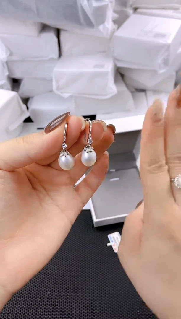 未镶嵌耳饰淡水珍珠ed1048