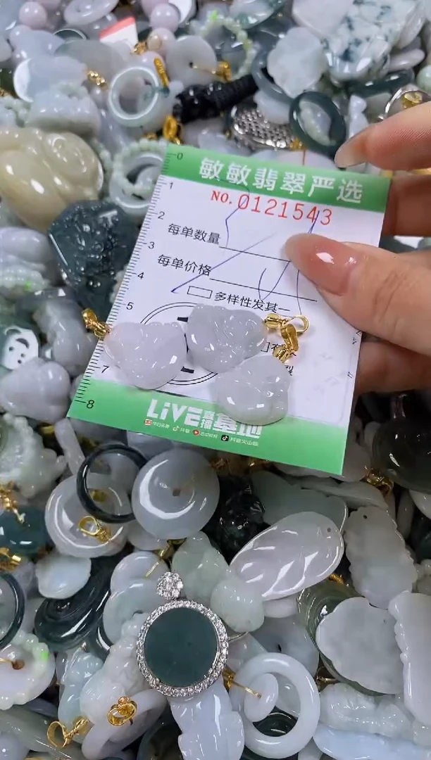 【闪购商品】翡翠颈饰未镶嵌闪购0121543多样性发其一