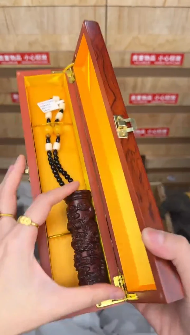 慈木器文玩阁龙柱手把件链接@@SP143