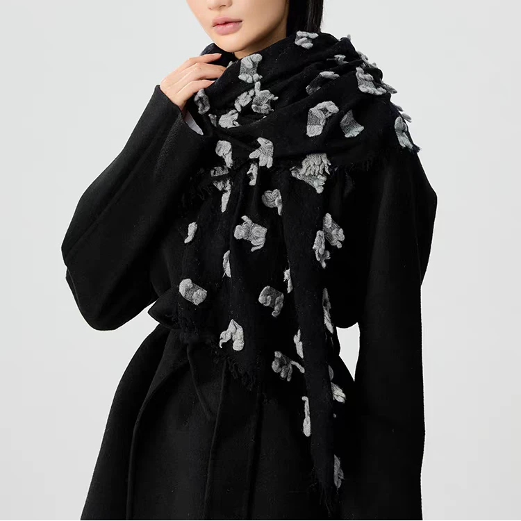 GIRDEAR/哥弟   文艺复古轻柔细腻羊毛围巾1800050