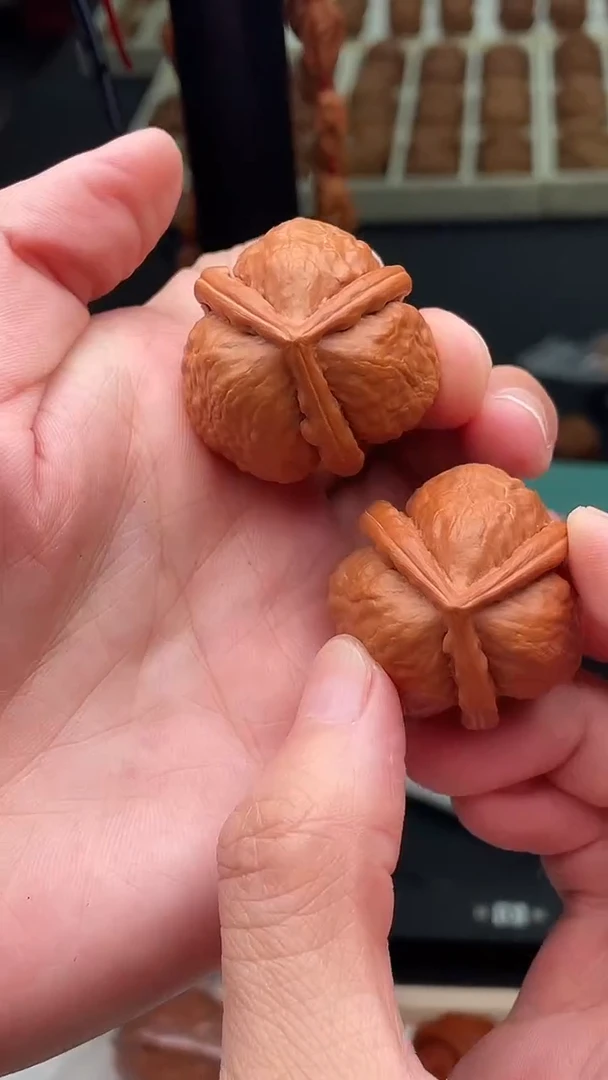 把件文玩核桃粗筋三棱