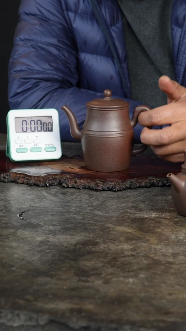 拙*居紫泥共生矿酒壶