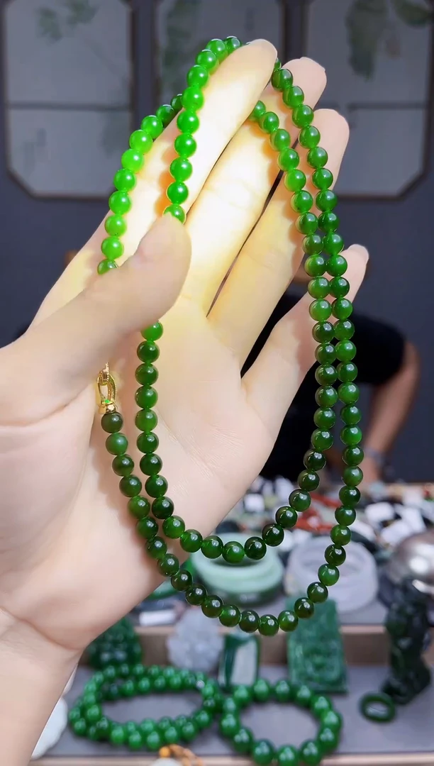 颈饰银S925镶嵌和田玉多样性发货拍一发一