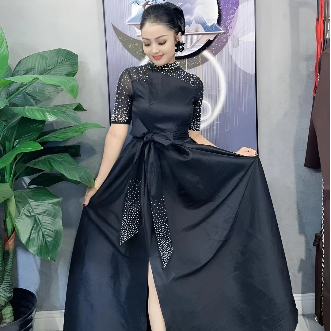 piday新款长款晚礼服晚礼裙