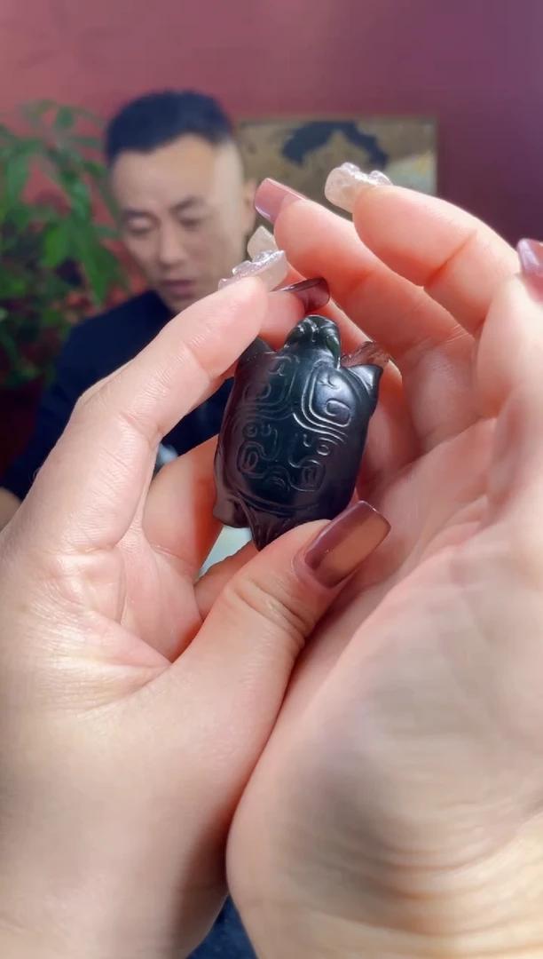 未镶嵌和田玉挂件商龟