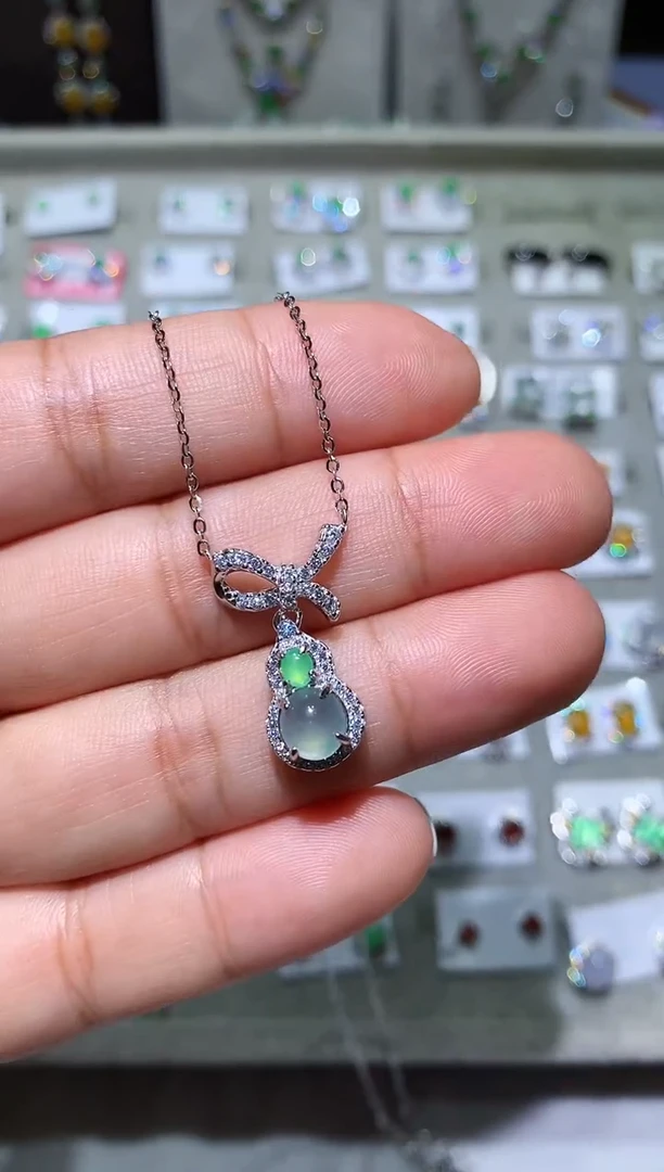 【闪购商品】翡翠耳饰未镶嵌吊坠