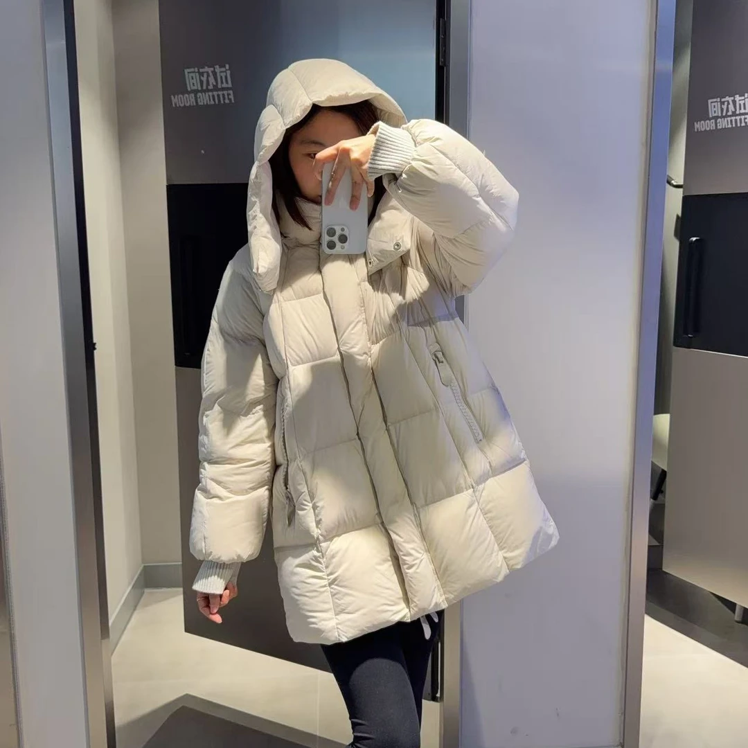 轻奢小众90白鸭绒【城市假日】冬季新品韩版百搭羽绒服82A69