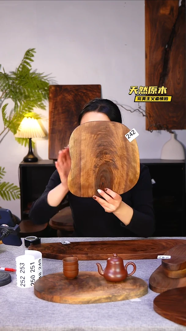 木北美黑胡桃原木.干裂疤结不属于商品质量问题完美主义者慎拍