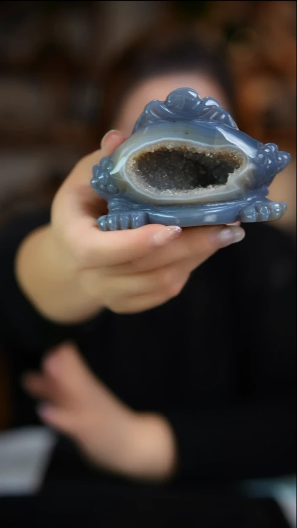 未镶嵌玛瑙摆件玛瑙金蟾D80