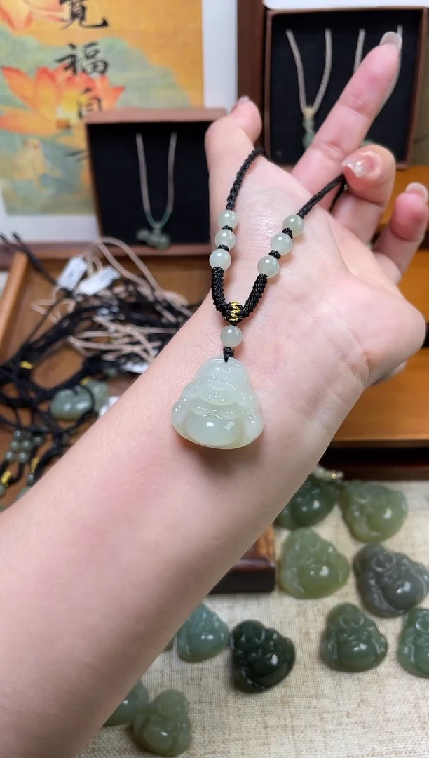 和田玉未镶嵌颈饰25