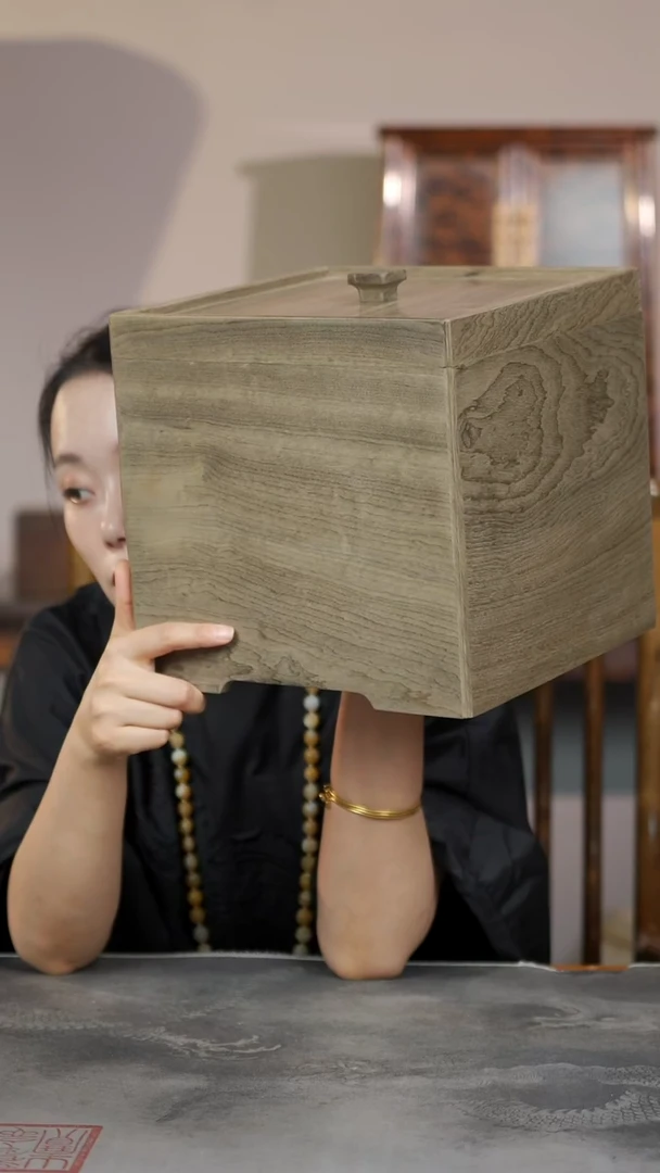 金丝楠满花原木精工米箱616