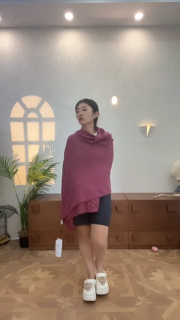 大披肩100%山羊绒