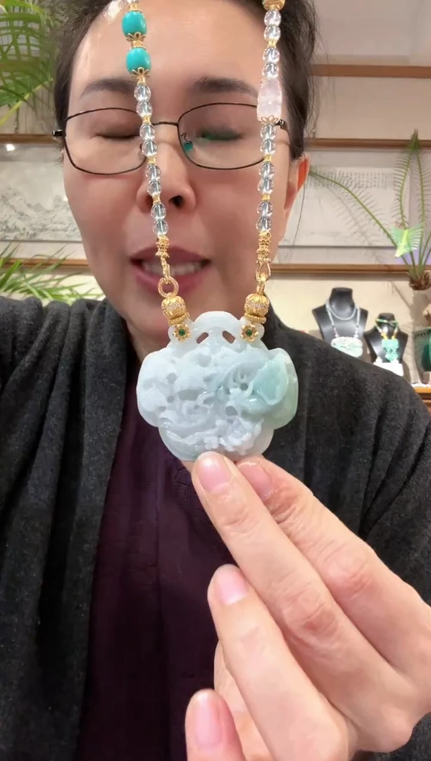 【闪购商品】翡翠颈饰未镶嵌国风