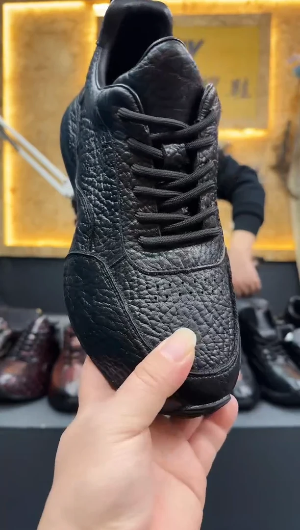 磨砂皮（牛皮）39码黑色6658