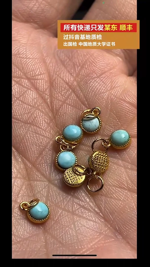 银S925镶嵌绿松石颈饰pz1030-5多样性发货发其一