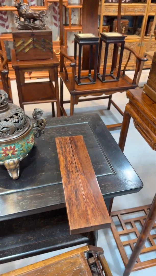 木黄花梨 芝麻点镇尺一对