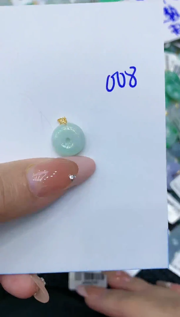 【闪购商品】翡翠颈饰18K金镶嵌111111111