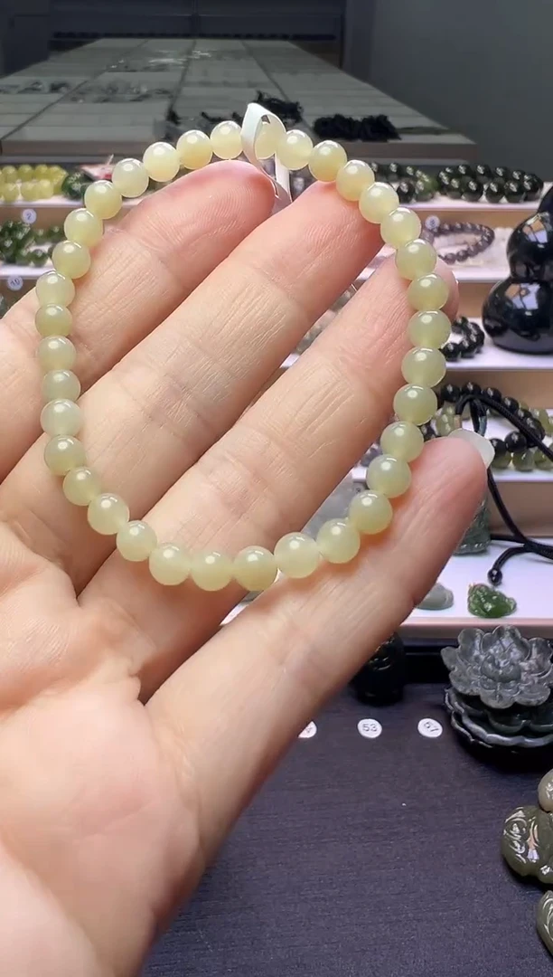 颈饰未镶嵌和田玉225号链接卡5mm