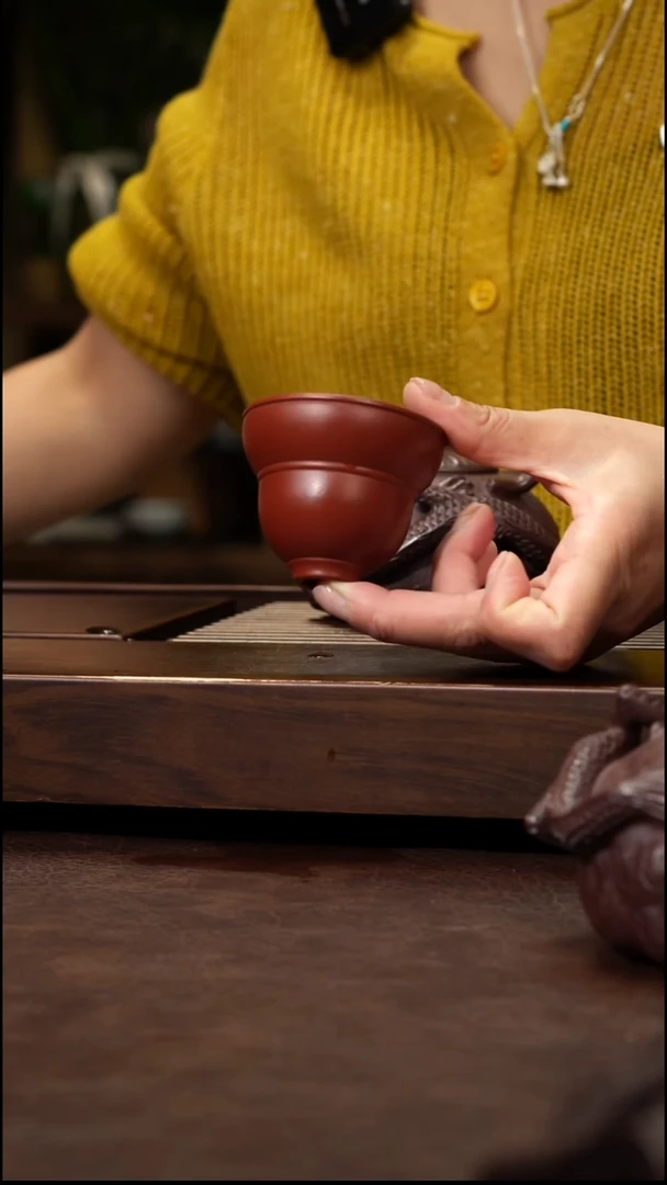 茶壶紫砂小煤窑朱泥葫芦杯