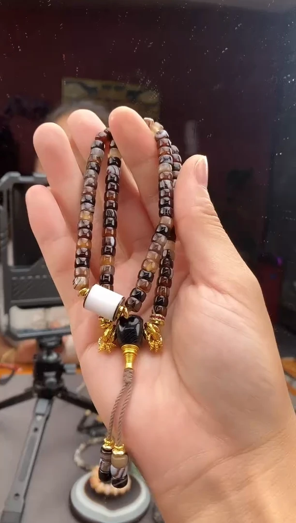 合金颈饰玛瑙/玉髓1030-30多样性发货