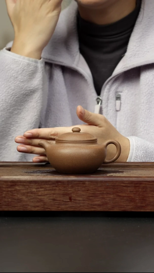 紫砂茶壶老段 永福莲子