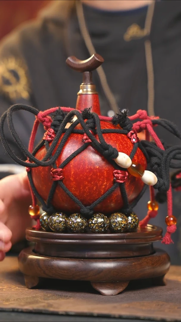 【闪购商品】YS233大漆酒葫芦不包手串及旋转底座