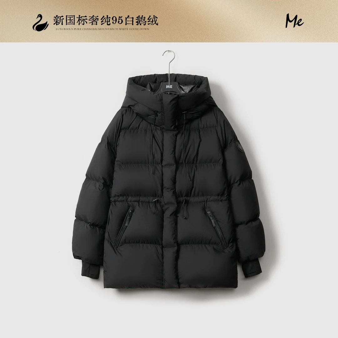 ME【德国北海岸鹅绒服】95白鹅绒轻柔微褶保暖百搭羽绒服MEQA5286