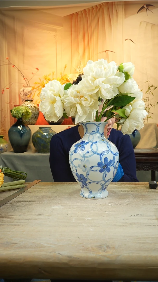 高27口10陶瓷花瓶花器