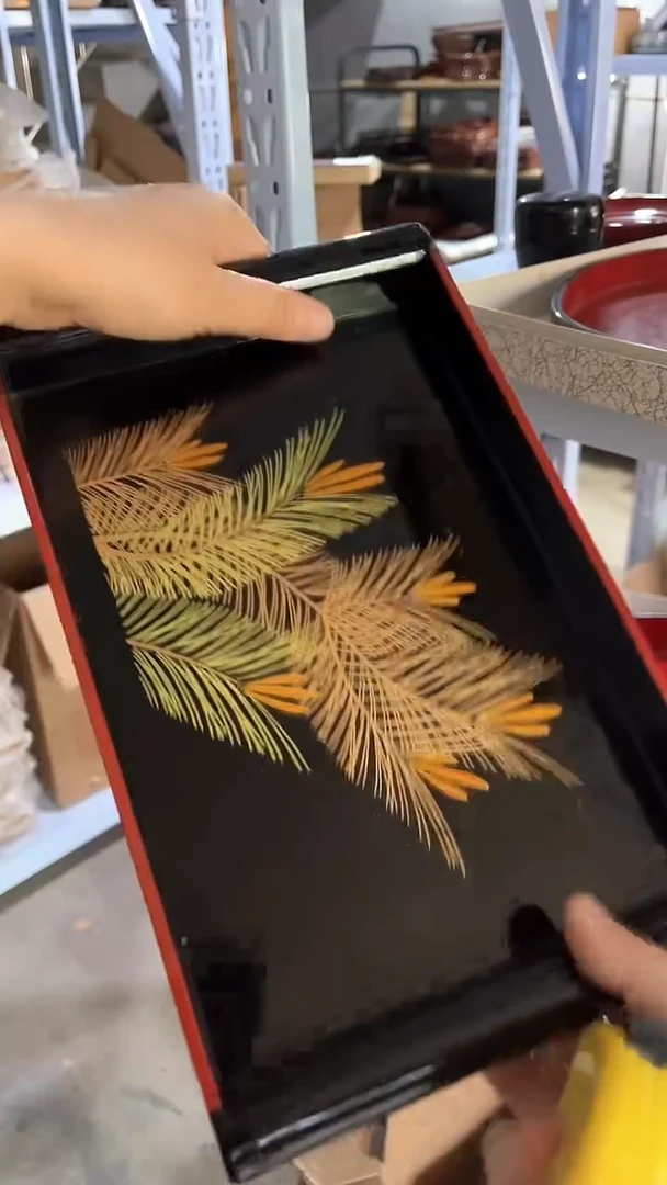 15    实木胎茶盘29*17.5cm