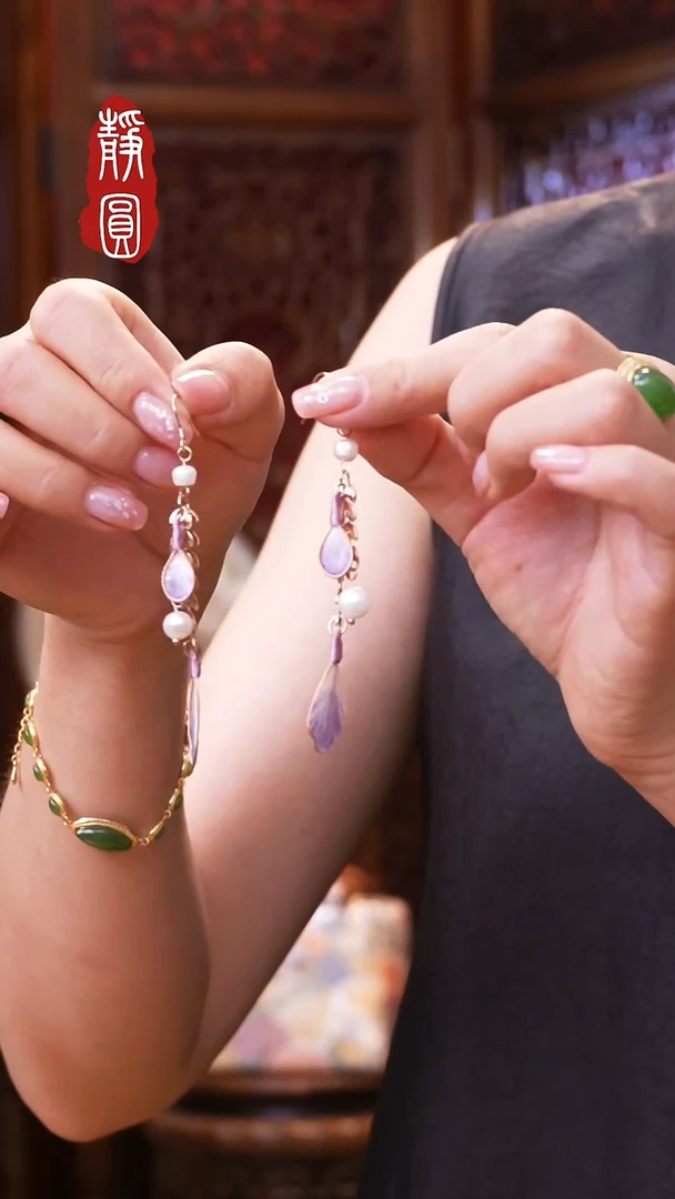 织绣纯手工非遗苏绣【耳环5】