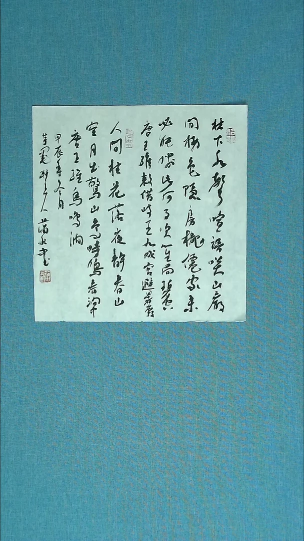 【闪购商品】书法132 甘肃蒲林中书协34*34