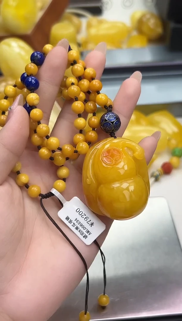 裸石琥珀未镶嵌天然琥珀蜜蜡吊坠