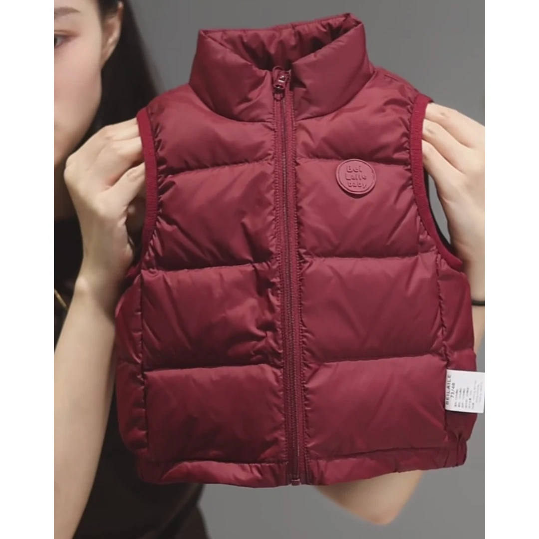 【三防双面穿羽绒马甲】婴儿双面穿马甲宝宝秋冬马甲H19