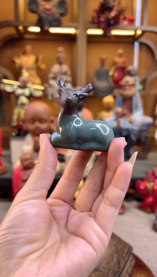 紫砂茶宠器闵茶宠摆件